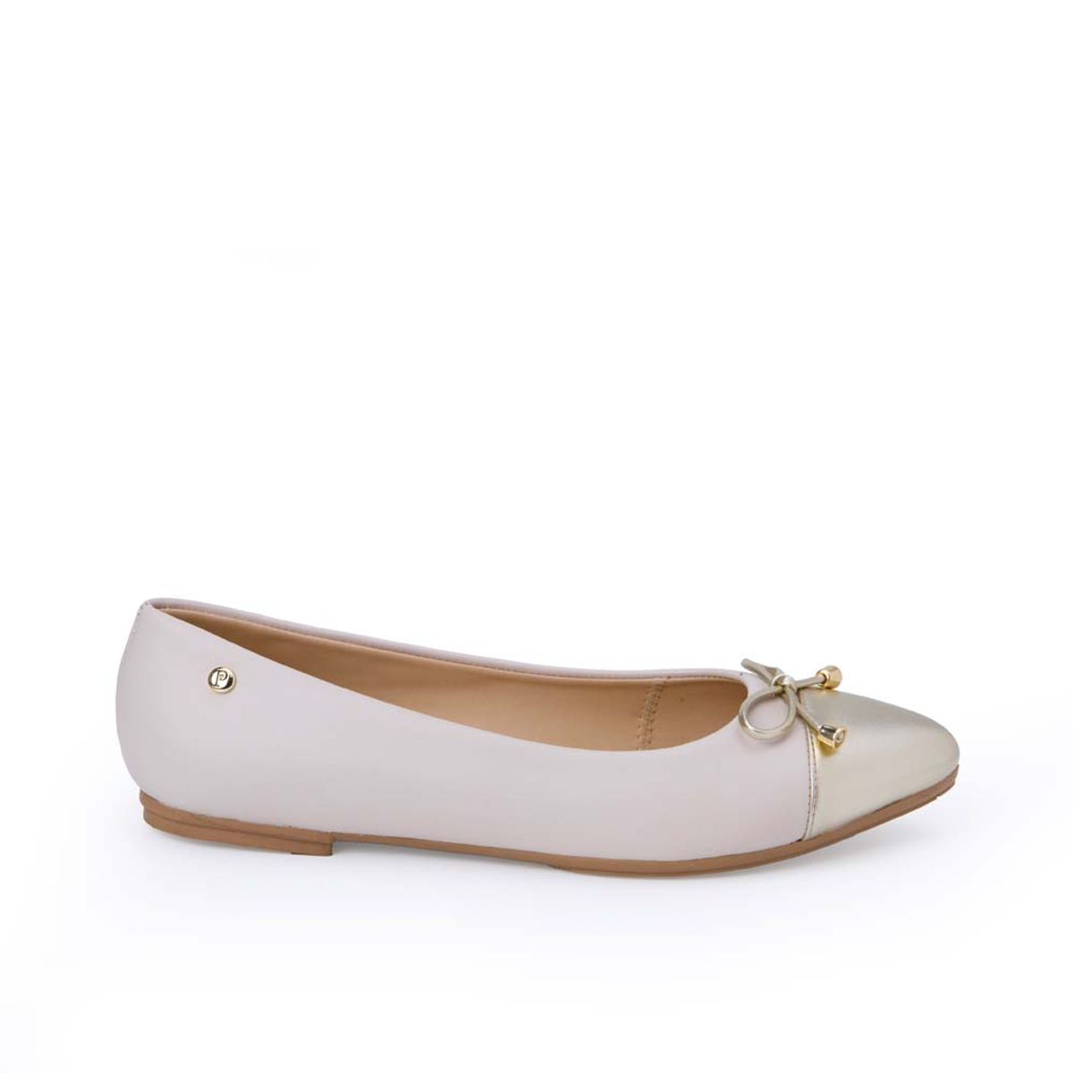 Piazza - Zapato Ballerina Casual ALAY-2512 HuesoDorado Piazza