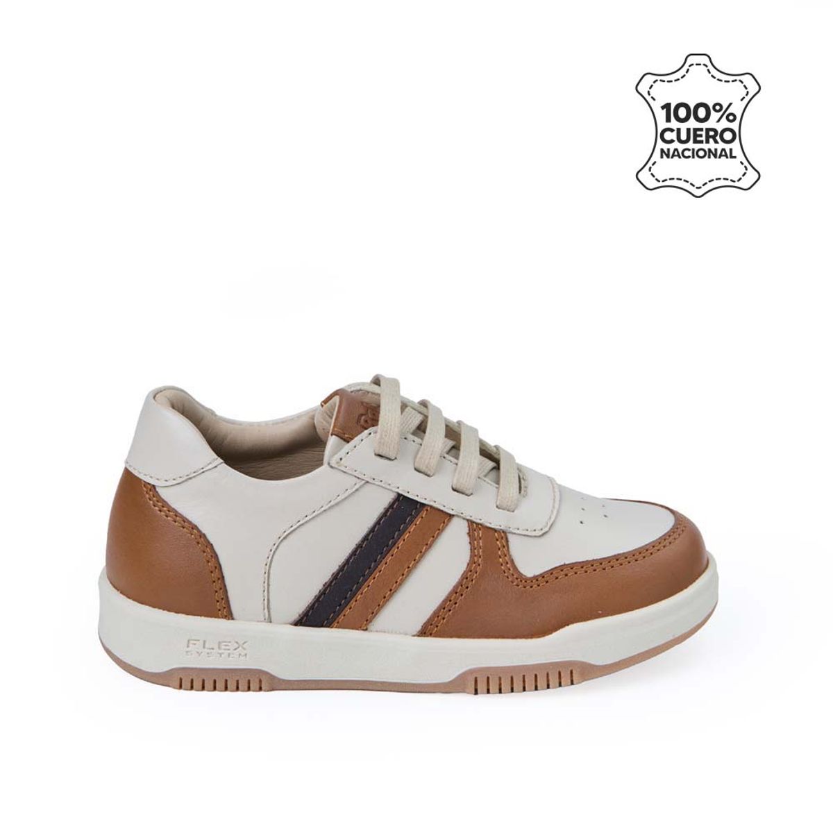 RABBIT - Zapatilla  Casual ANGEL-2533 HuesoToffe Rabbit Cuero