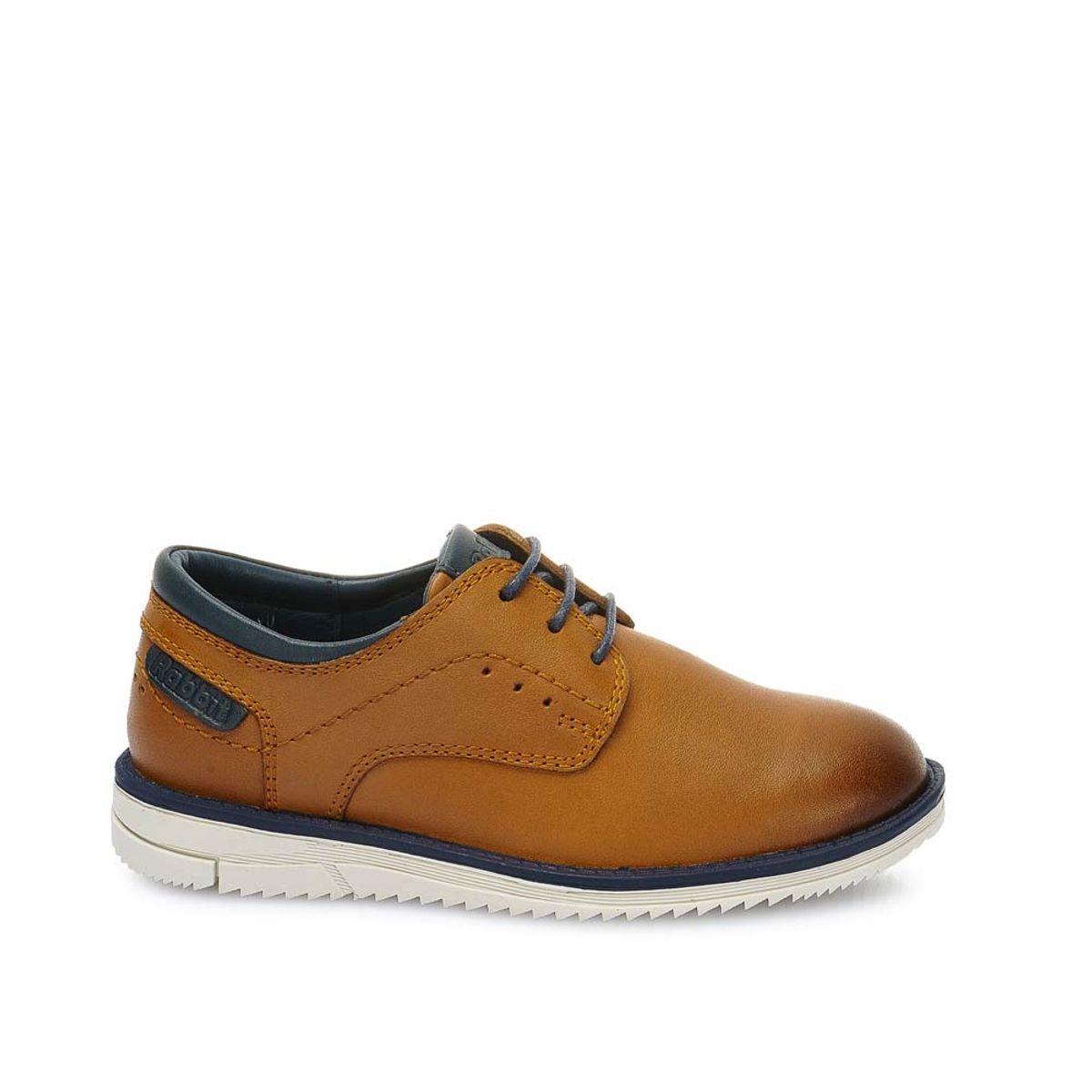 RABBIT - Zapato Derby Casual ANGEL-2537 MARRÓN Rabbit Cuero