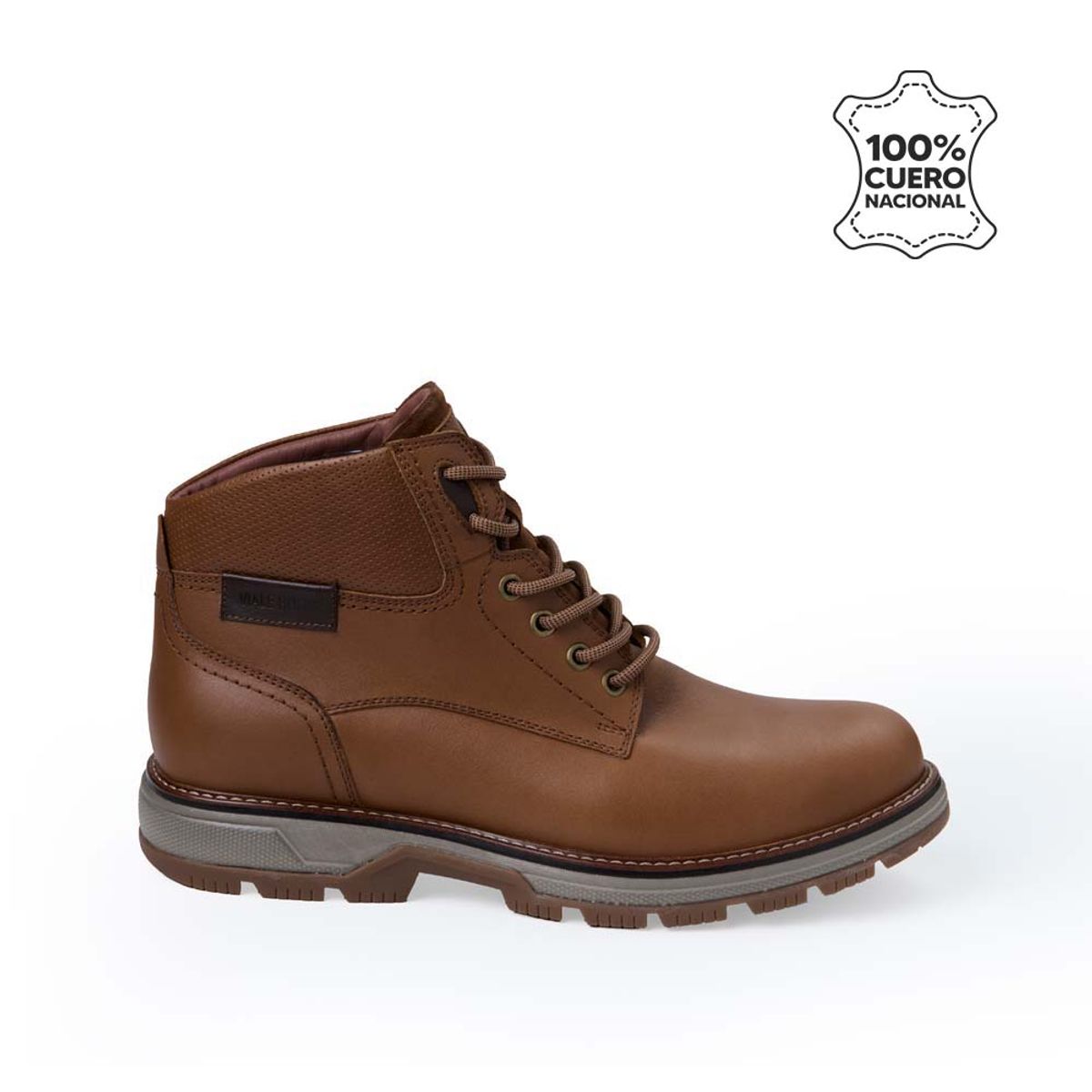 VIALE - Botín Derby Casual ANGELO-2541 Olivo Viale Homme Cuero