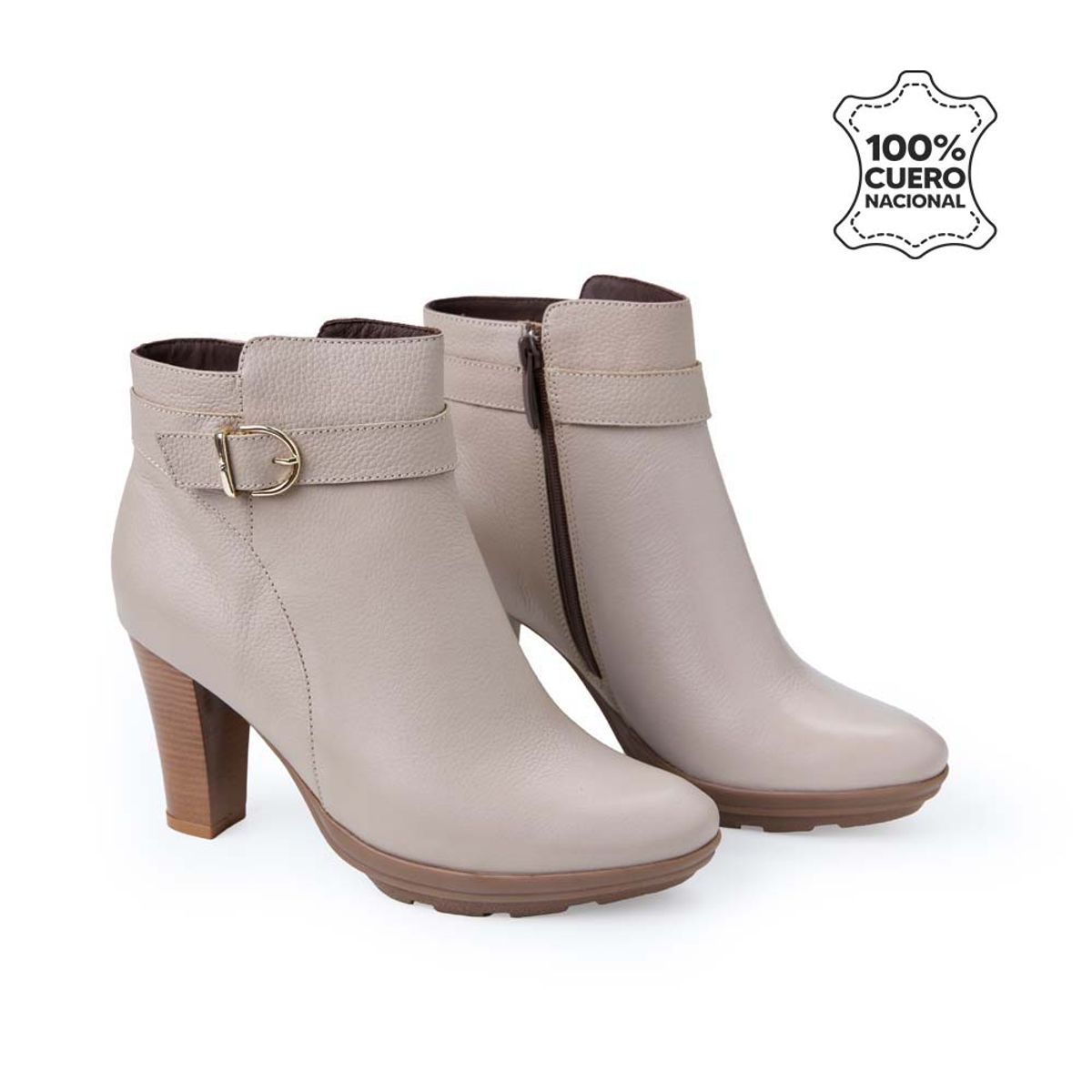 VIALE - Botín  Casual FER-2532 Arena Viale Cuero