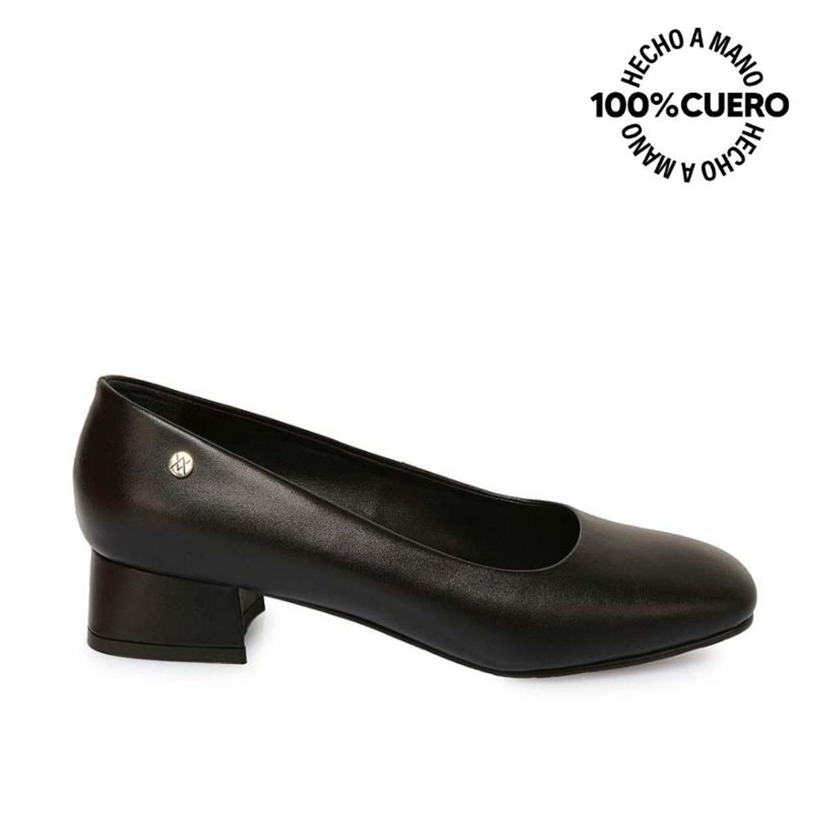 VIALE - Zapato Reina Vestir ROSY-2502 Negro Viale Cuero