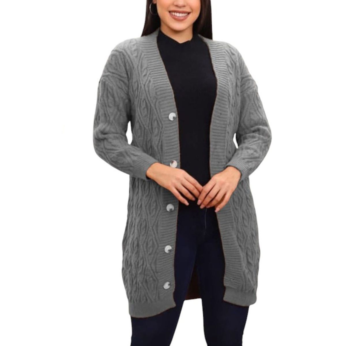 GENERICO - Abrigo Mujer Cabañi Import Jul-48 Color Plomo