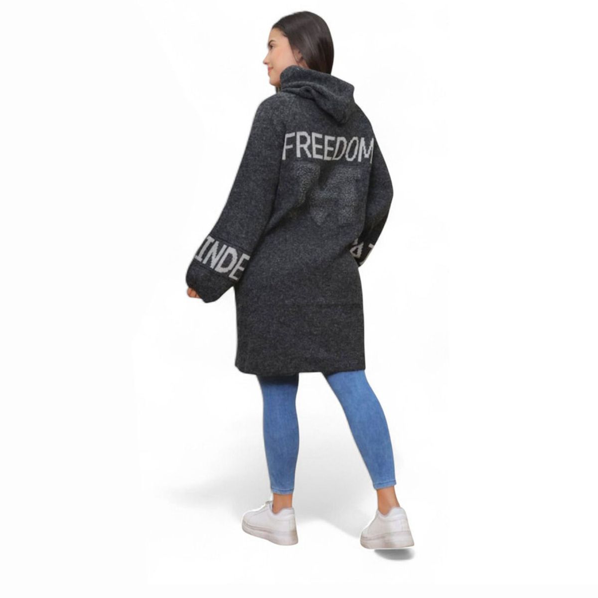 GENERICO - Abrigo Mujer Ferflap Import Jul-50 Color Plomo