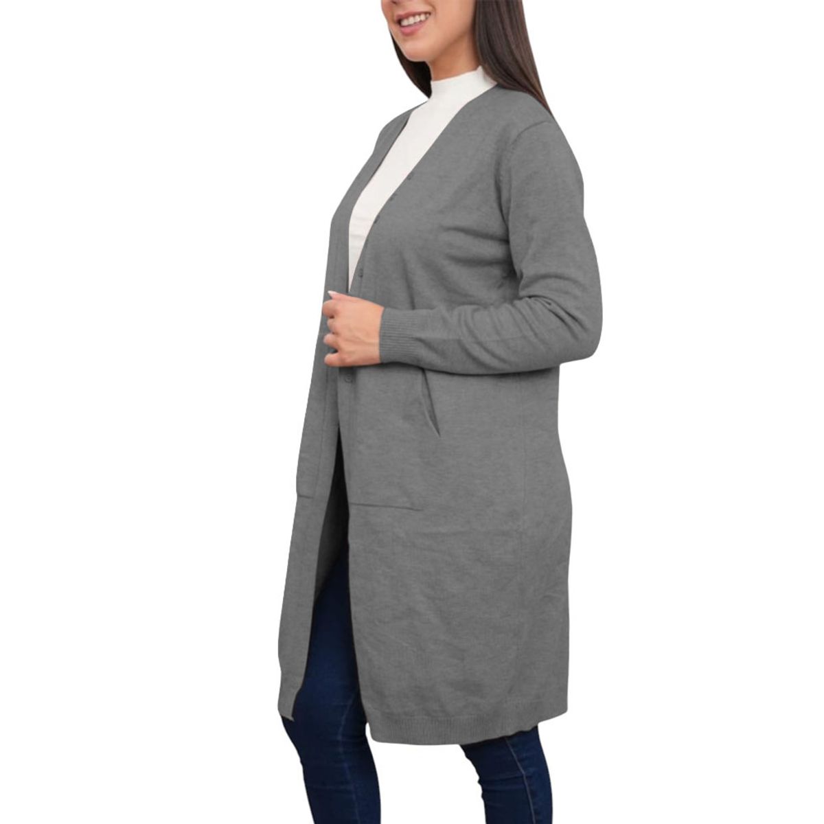 GENERICO - Abrigo Mujer Finita Import Jul-48 Color Gris