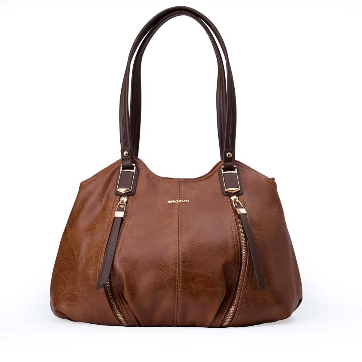 VIALE - Cartera Hobo BRI-CJ2512 Marron Briganti