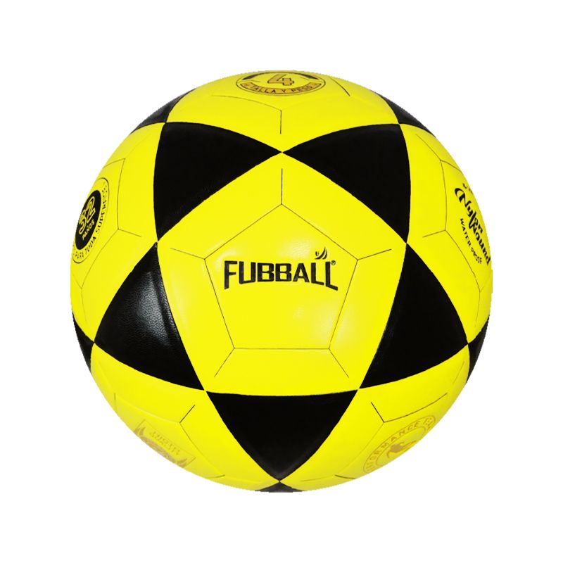 FUBBALL - PELOTA DE FUTBOL FUBBALL N°5 BF-5YBK - NEGRO Y AMARILLO