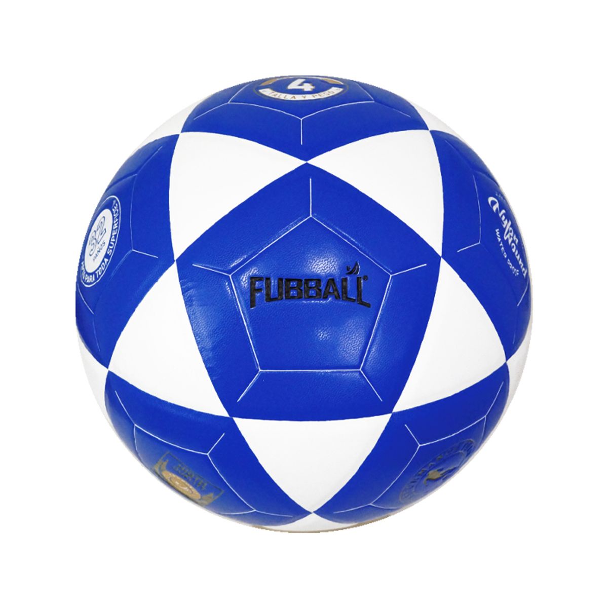 FUBBALL - PELOTA DE FUTBOL FUBBALL N°5 BF-5BW - AZUL Y BLANCO