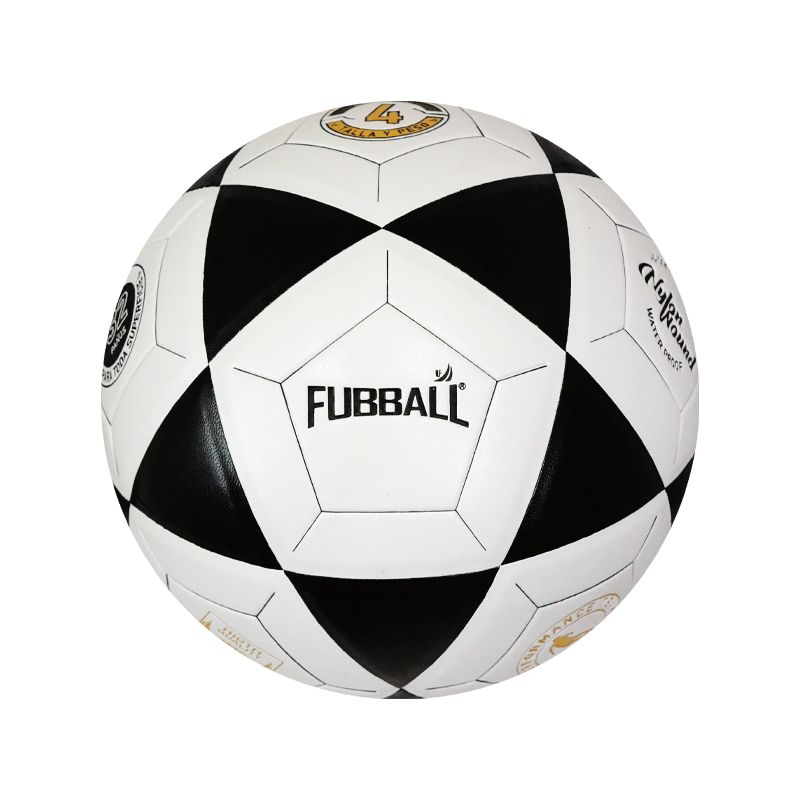 FUBBALL - PELOTA DE FUTBOL FUBBALL N°4 BF-4 - BLANCO Y NEGRO