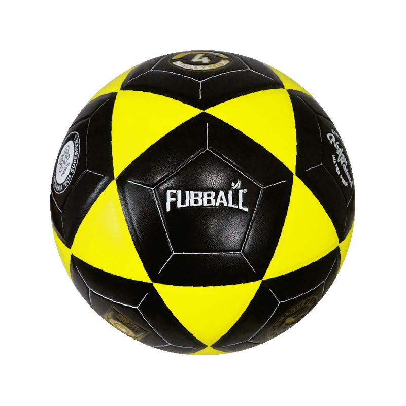 FUBBALL - PELOTA DE FUTBOL FUBBALL N°4 BF-4BKY -NEGRO Y AMARILLO