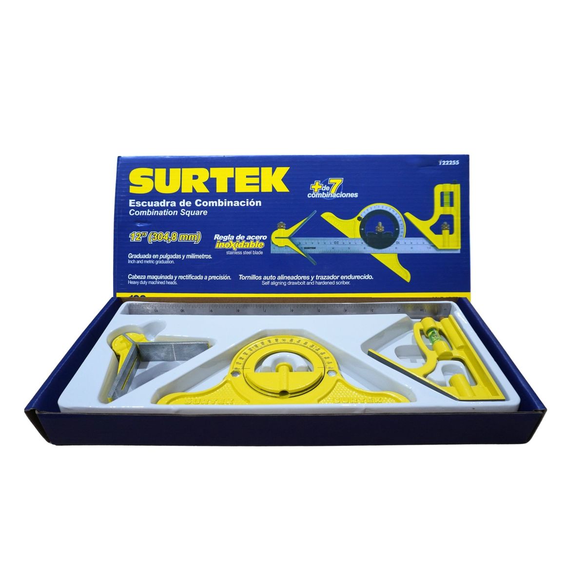 SURTEK - Escuadra de combinación Goniómetro 12 SURTEK