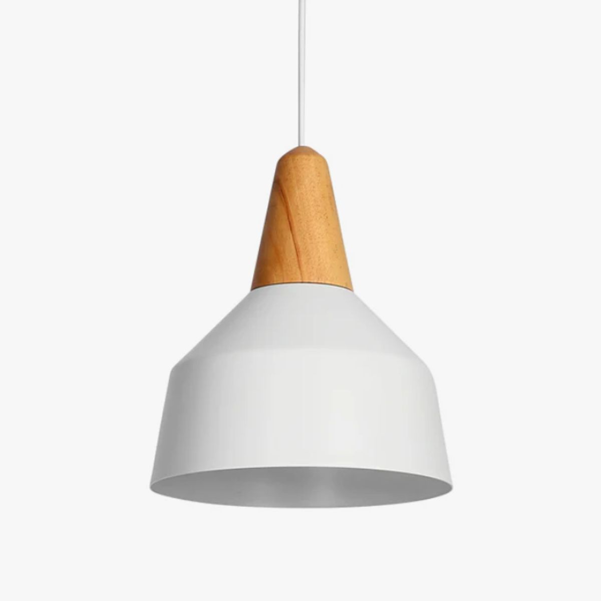 GENERICO - Lámpara Colgante Campana White Led