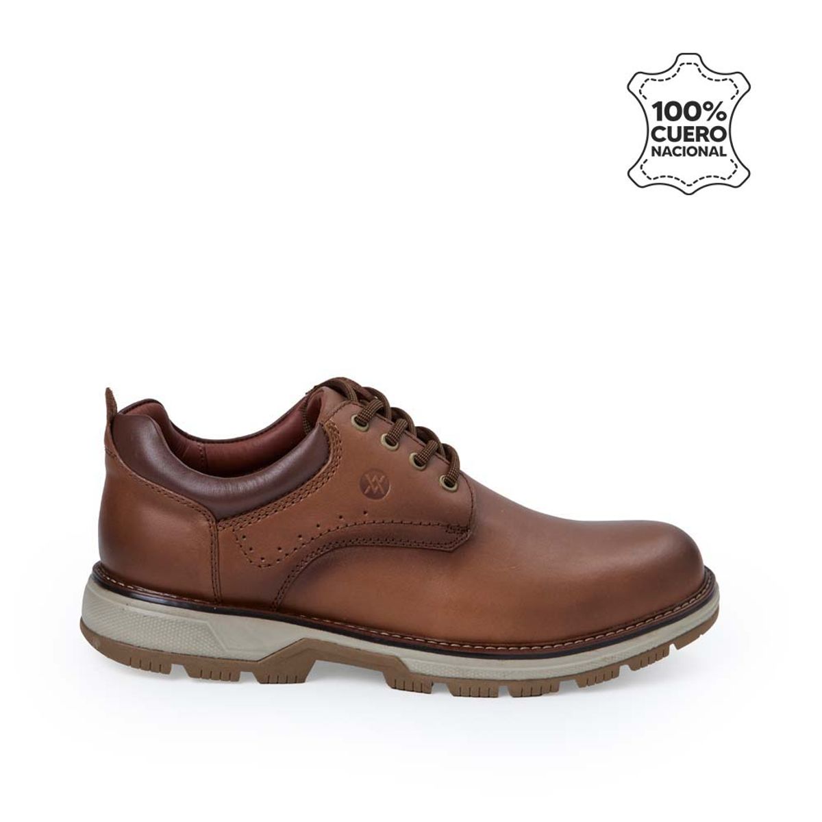 VIALE - Zapato Derby Casual JOSE-2536 Toffe Viale Homme Cuero