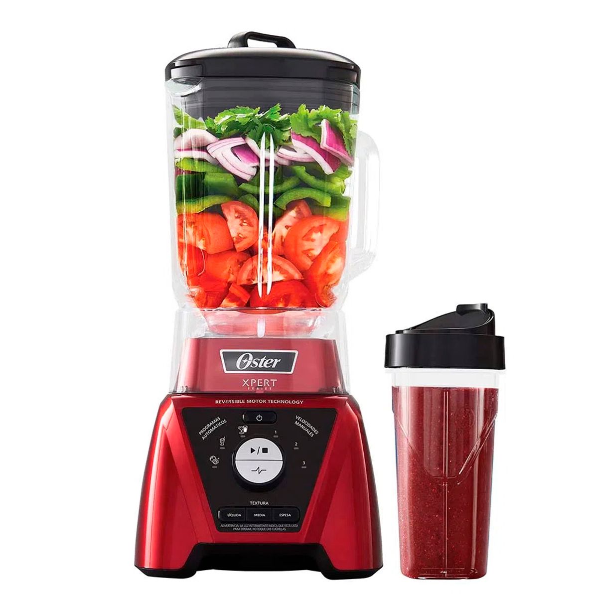 OSTER - Licuadora Oster control de textura BLST3B-RPG Vaso Blend N Go