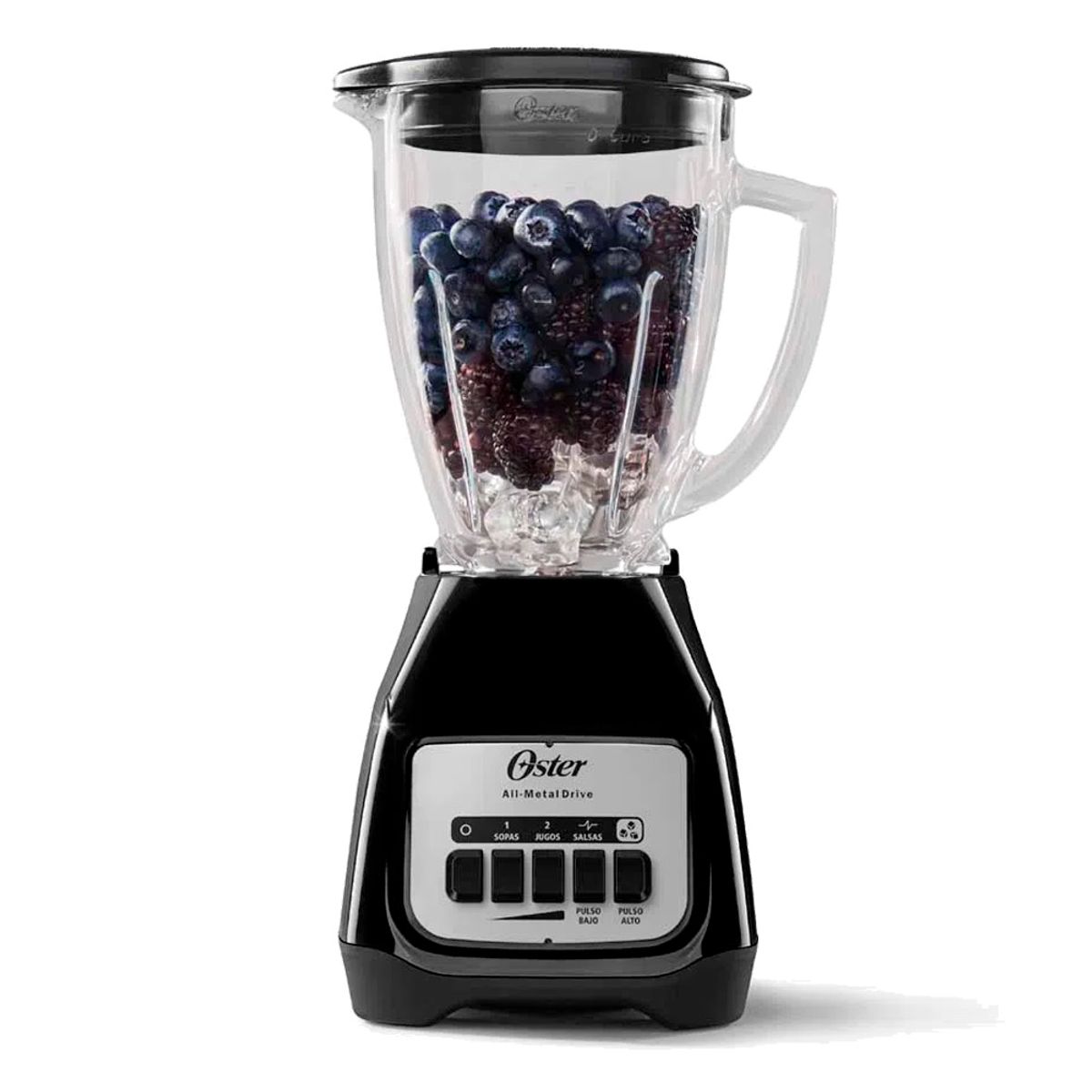 OSTER - Licuadora Oster 2 velocidades más pulso y vaso de vidrio BLSTKAGBPB