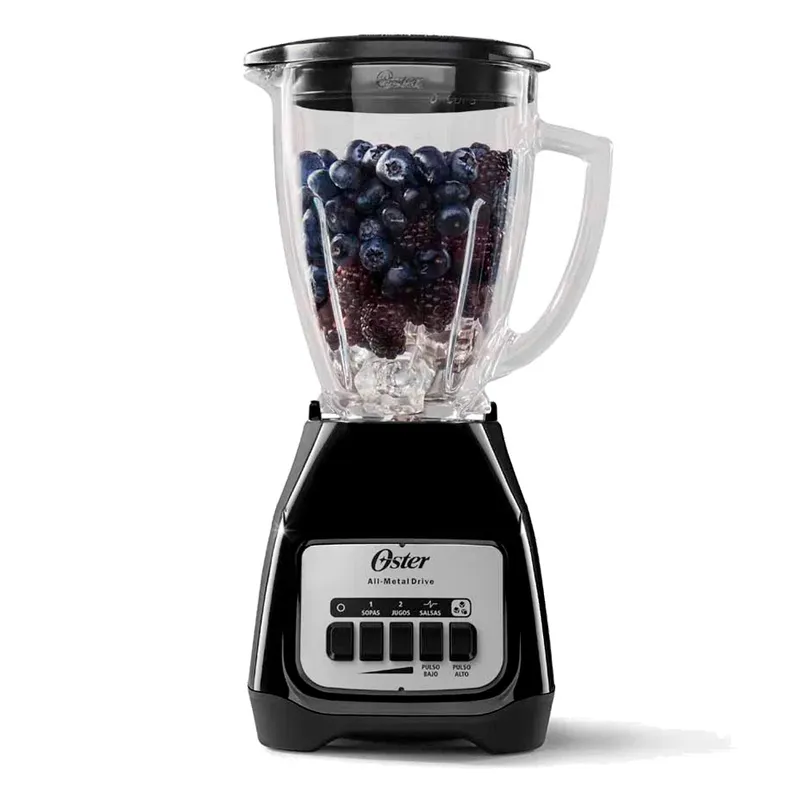 OSTER - Licuadora Oster 2 velocidades más pulso y vaso de vidrio BLSTKAGBPB