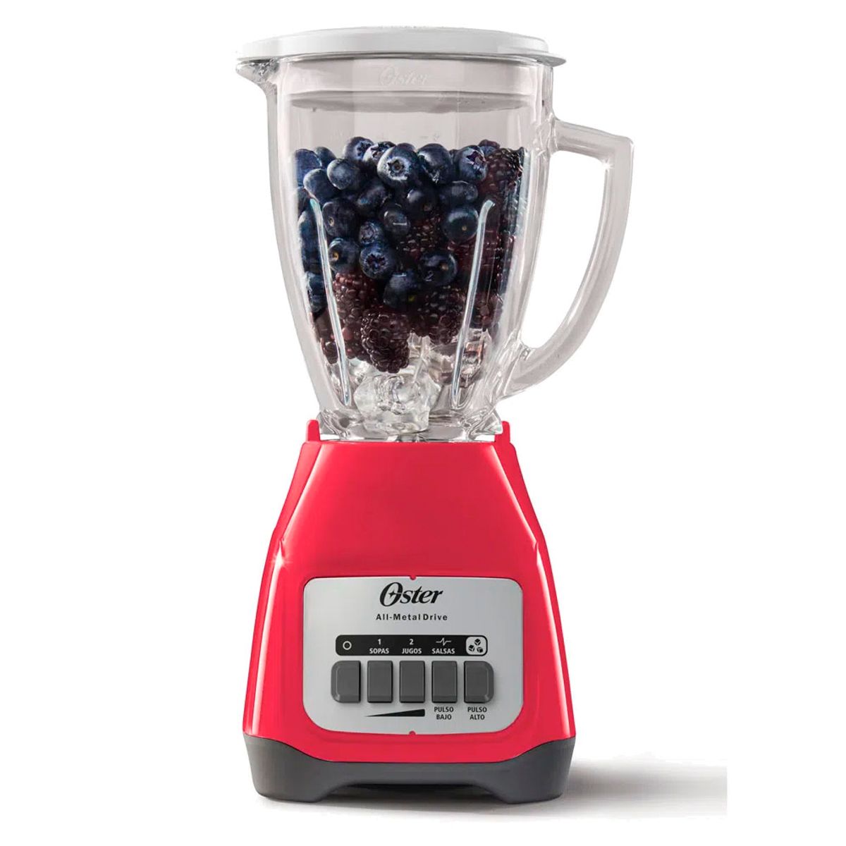 OSTER - Licuadora Oster 2 velocidades más pulso y vaso de vidrio BLSTKAGMPB