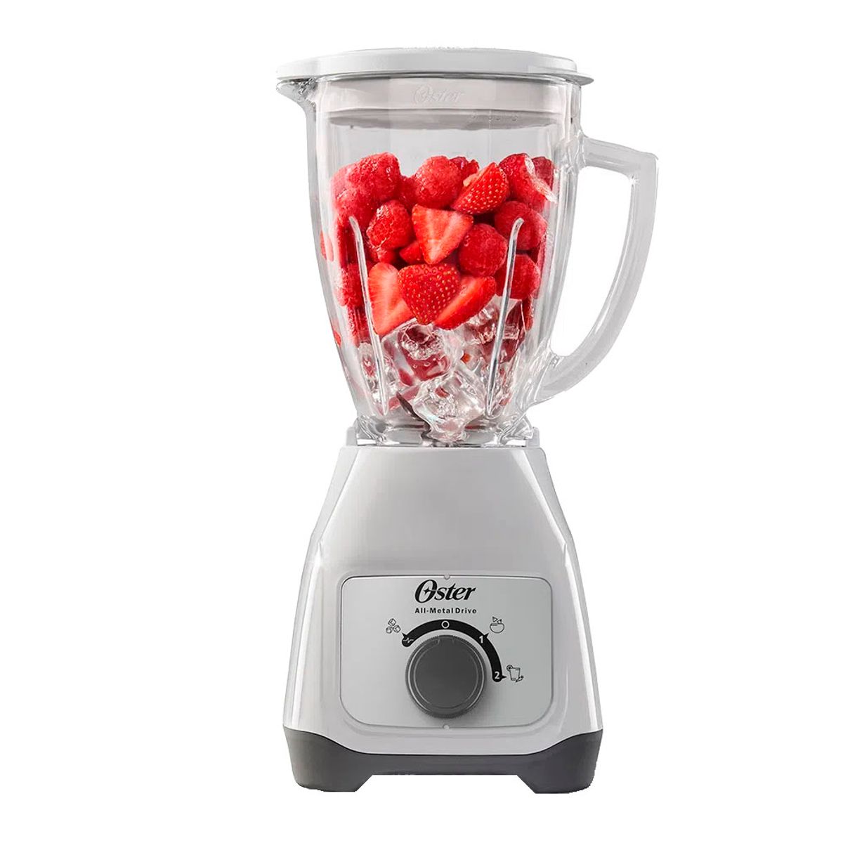 OSTER - Licuadora Oster con Vaso de Vidrio y Control de Perilla BLSTKAGWRD