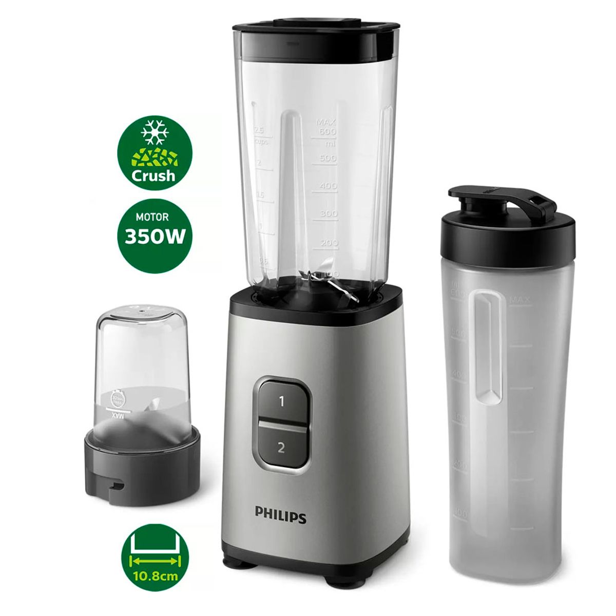 PHILIPS - Licuadora Personal de 06 L Philips HR2604