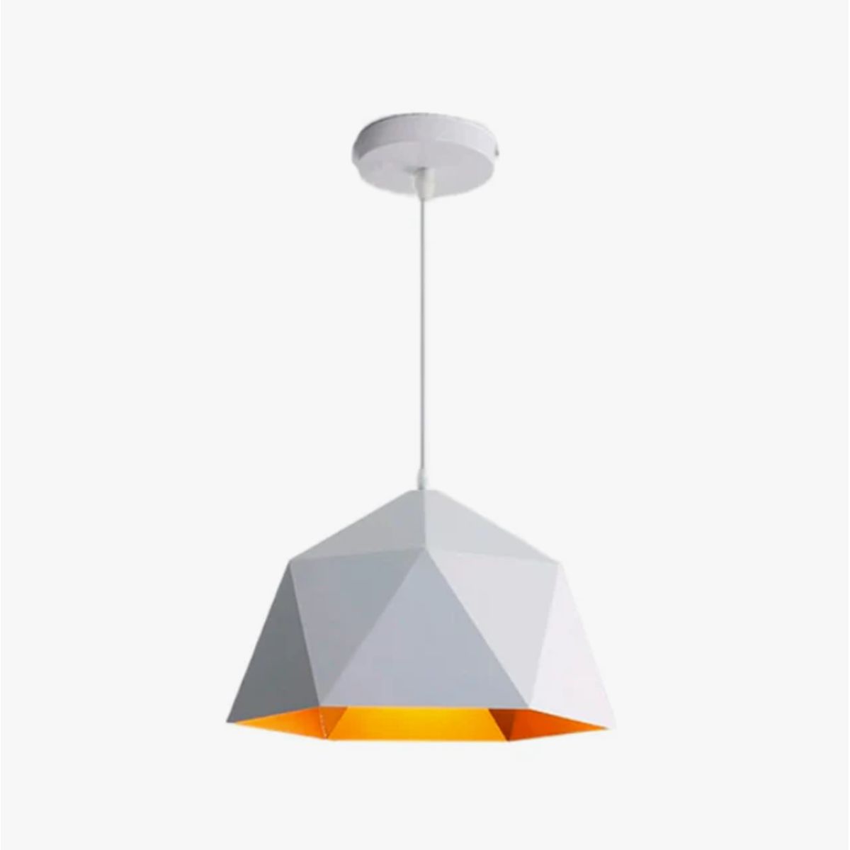 GENERICO - Lámpara Colgante Campana White Led