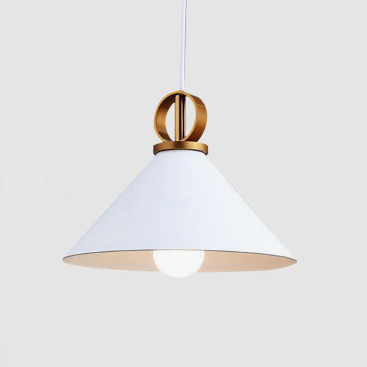 GENERICO - Lámpara Colgante Campana White Led