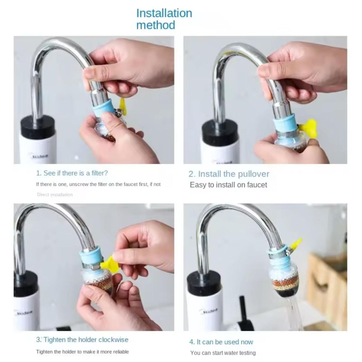 GENERICO - ADAPTADOR DE CAÑO - FILTRO PURIFICAR DE AGUA