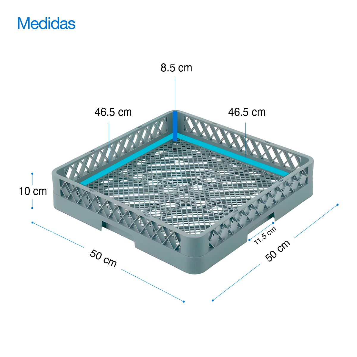 GENERICO - CESTA LAVAVAJILLAS PARA CUBIERTOS CESTO PARA LAVAVAJILLAS