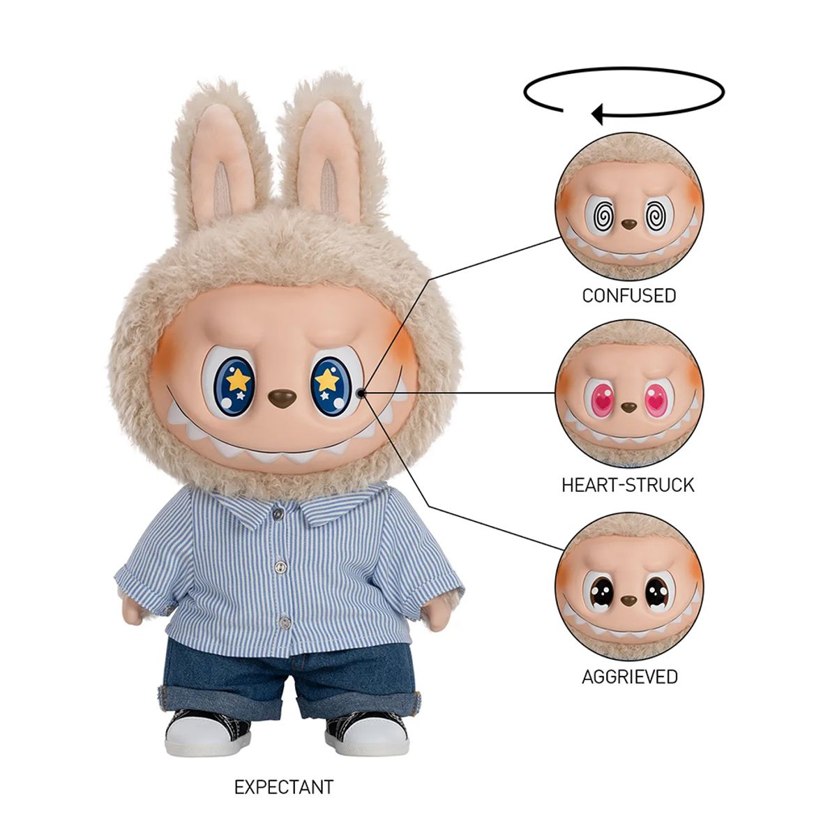 POP MART - Labubu Grande Flip With Me 100% Original