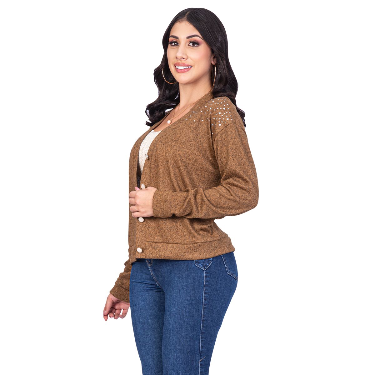 GENERICO - Cardigan de mujer Pedrería