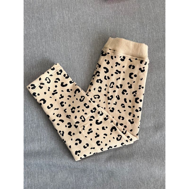 THE BABY SPOT - Legging para niña afranelada - Leopardo Desde T2 hasta T8