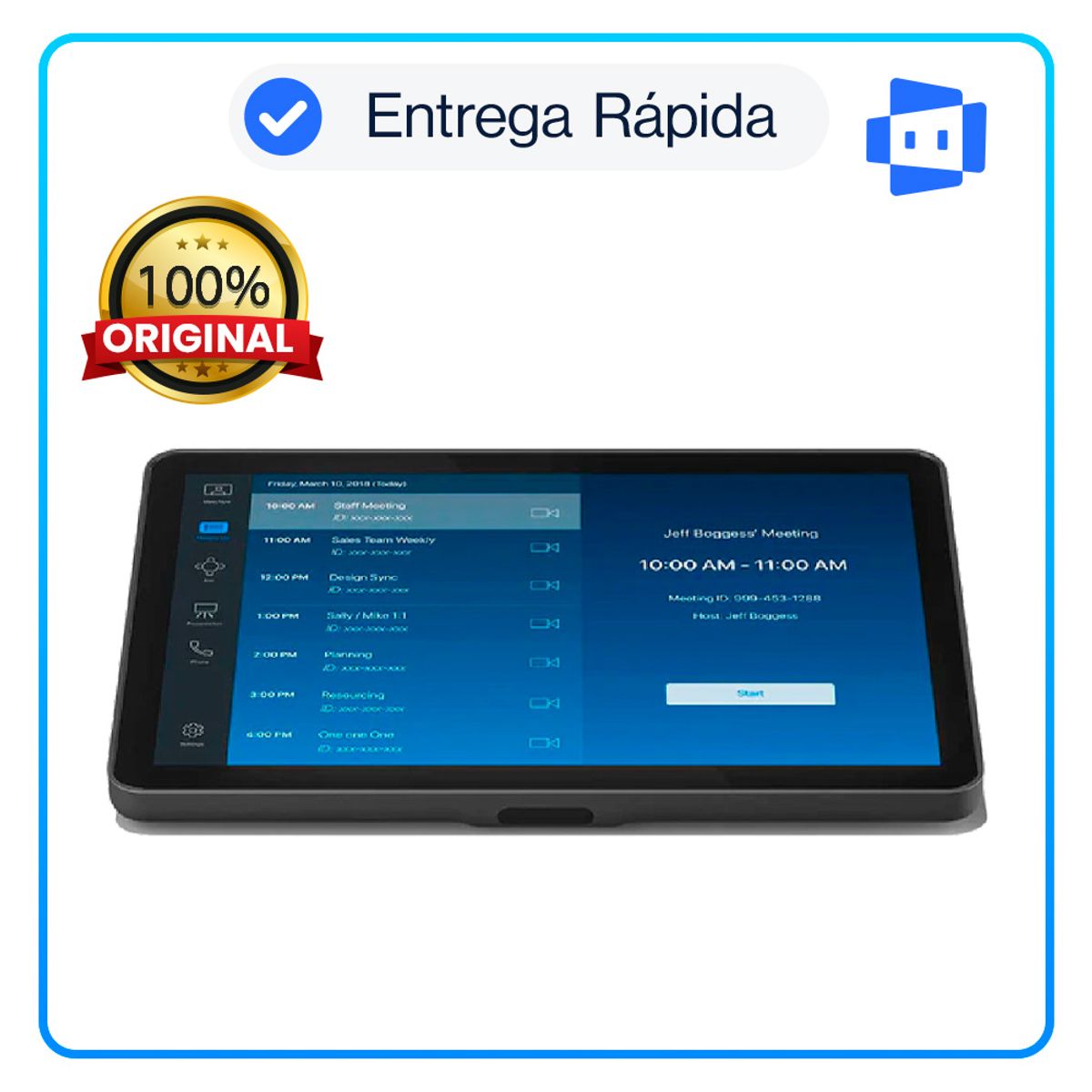 LOGITECH - Controlador Táctil Logitech B2B Tap para Videoconferencia