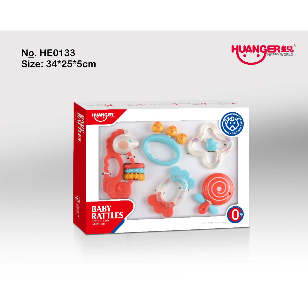 HUANGER - SET DE SONAJAS PARA BEBE