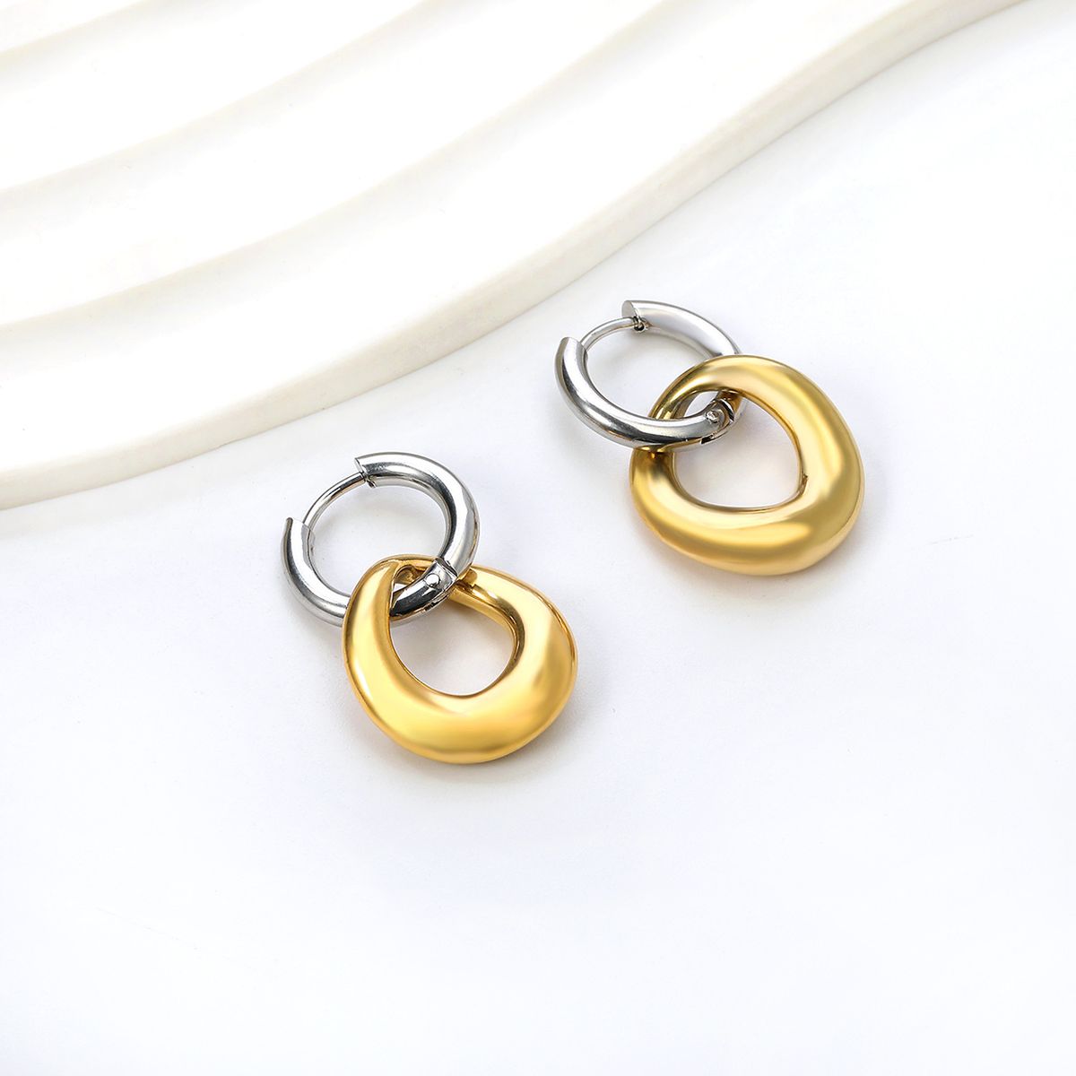 GENERICO - Aretes Dual Chic Waterproof