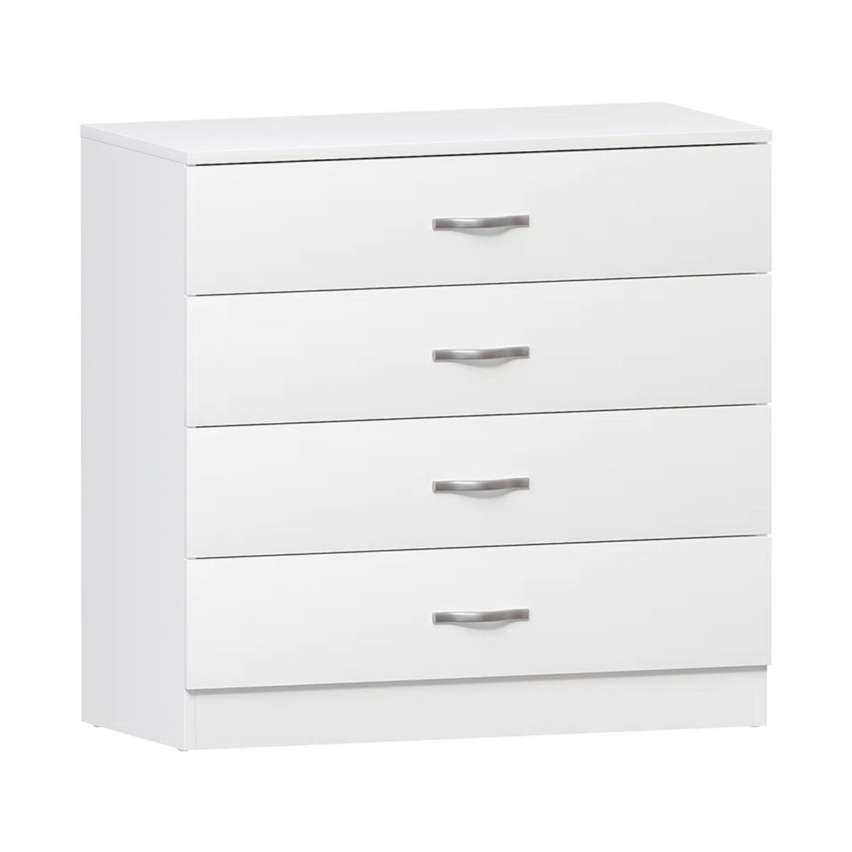 PELIKANO - Comoda Melamina Blanco Noa 4 cajones 100cm