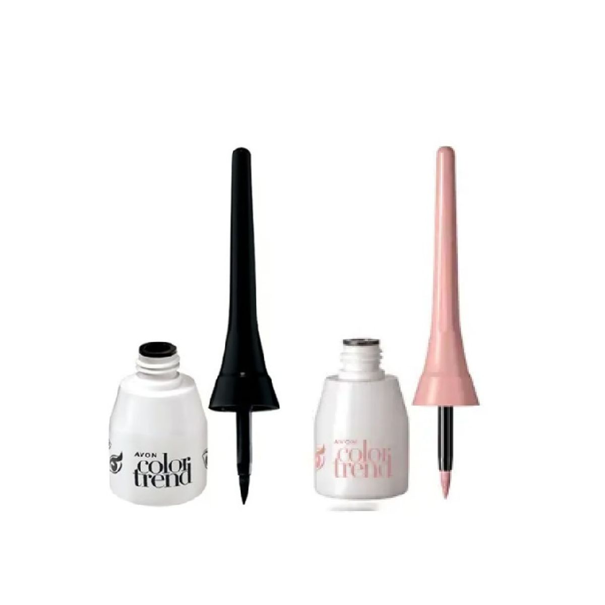 AVON - Delineador Líquido para Ojos rosa pastel y negro Color Trend