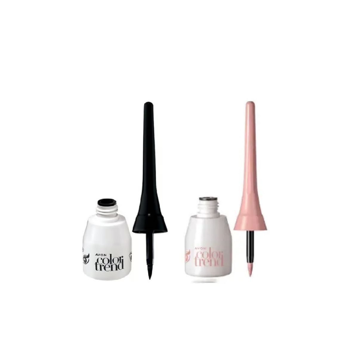 AVON - Delineador Líquido para Ojos rosa pastel y negro Color Trend