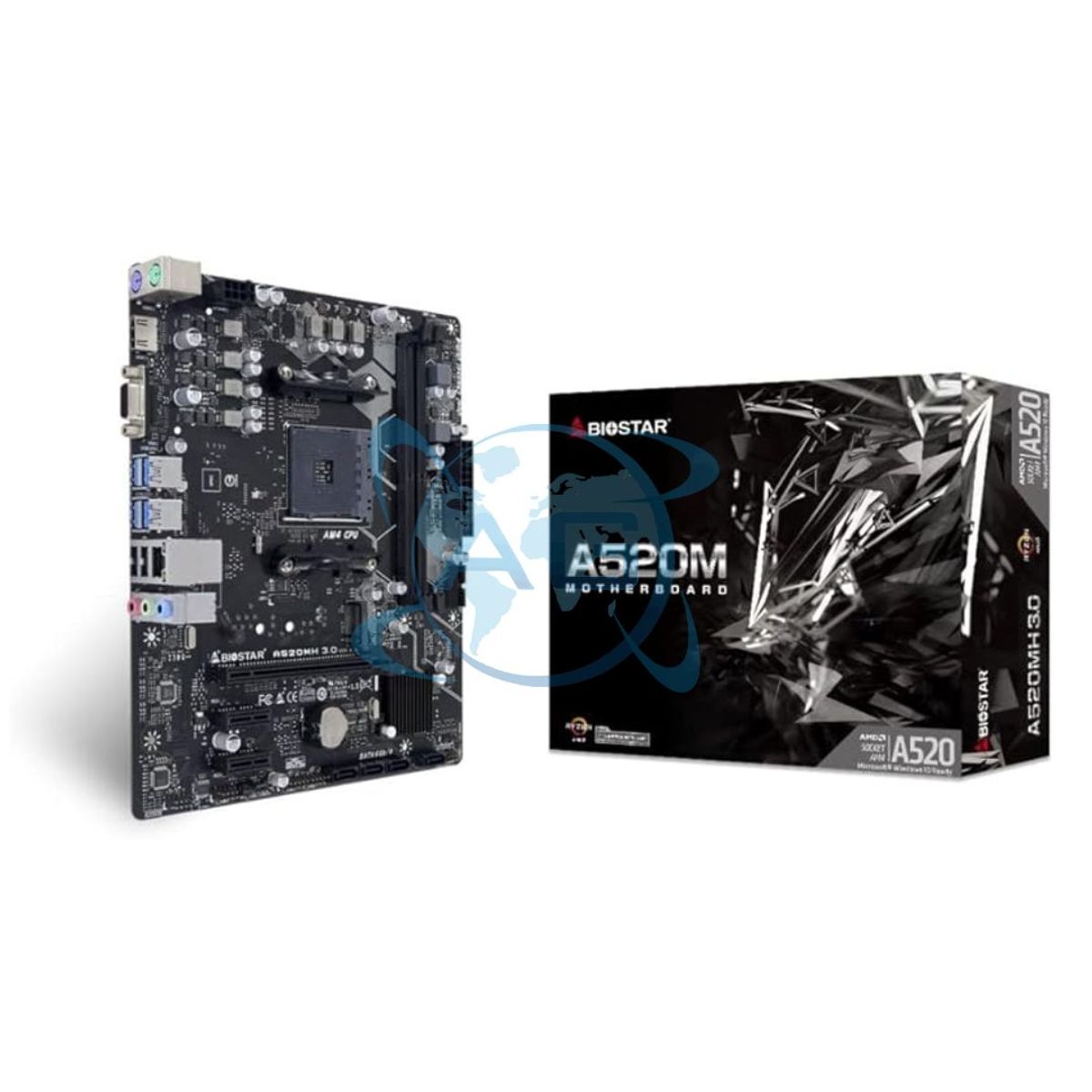 BIOSTAR - Motherboard BIOSTAR A520MHP Chipset A520 Socket AMD AM4 mATX
