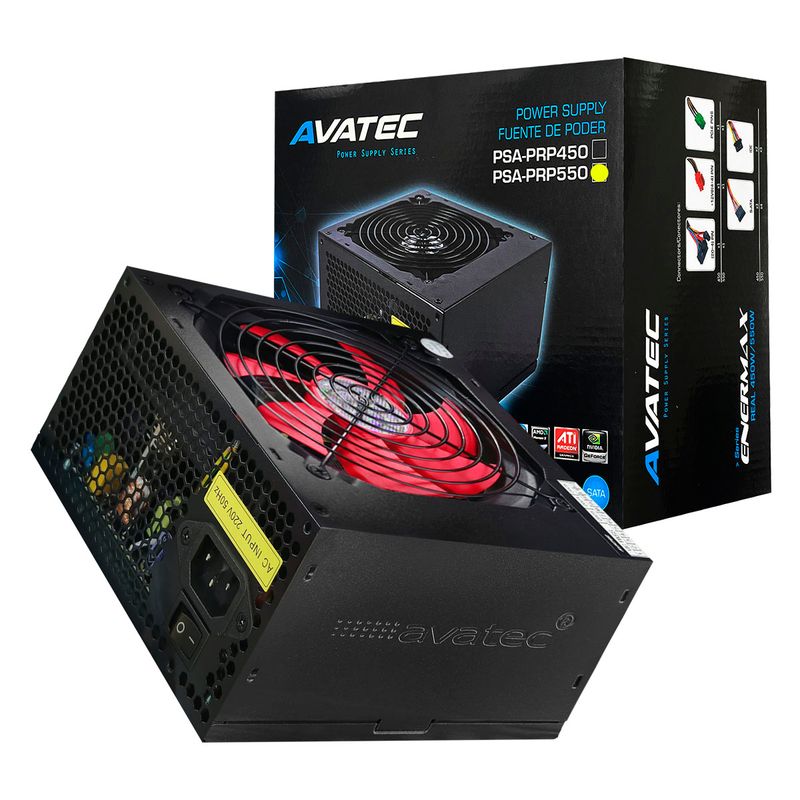 AVATEC - FUENTE DE PODER AVATEC 550W REAL