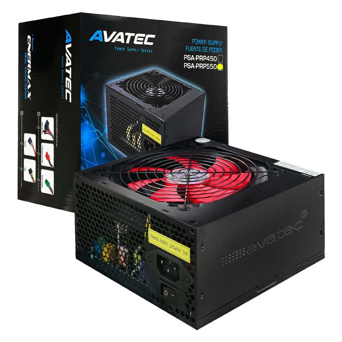 AVATEC - FUENTE DE PODER AVATEC 550W REAL