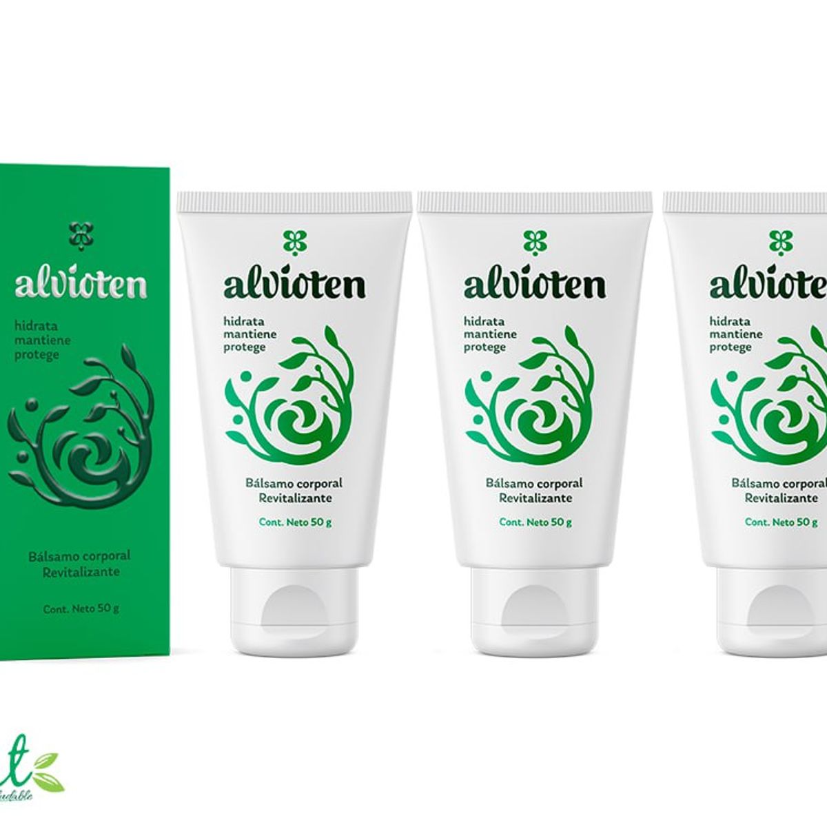 GENERICO - ALVIOTEN - pack x 3 - CREMA para Psoriasis, Dermatitis y Hongos