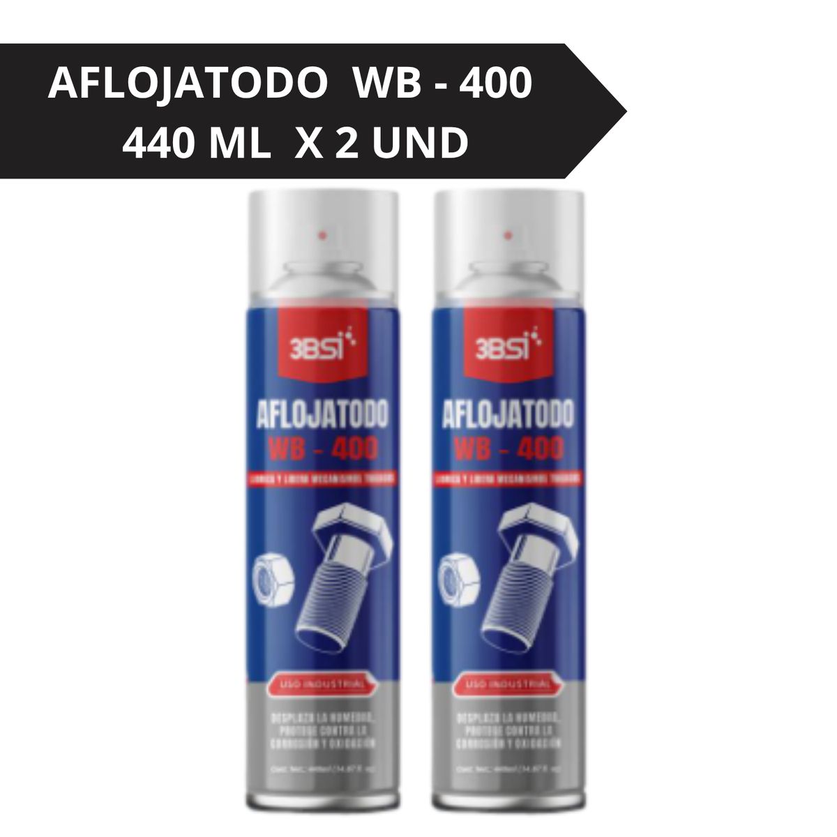 3BSI - SPRAY AFLOJATODO WB-400 DE 440 ML X2 UND