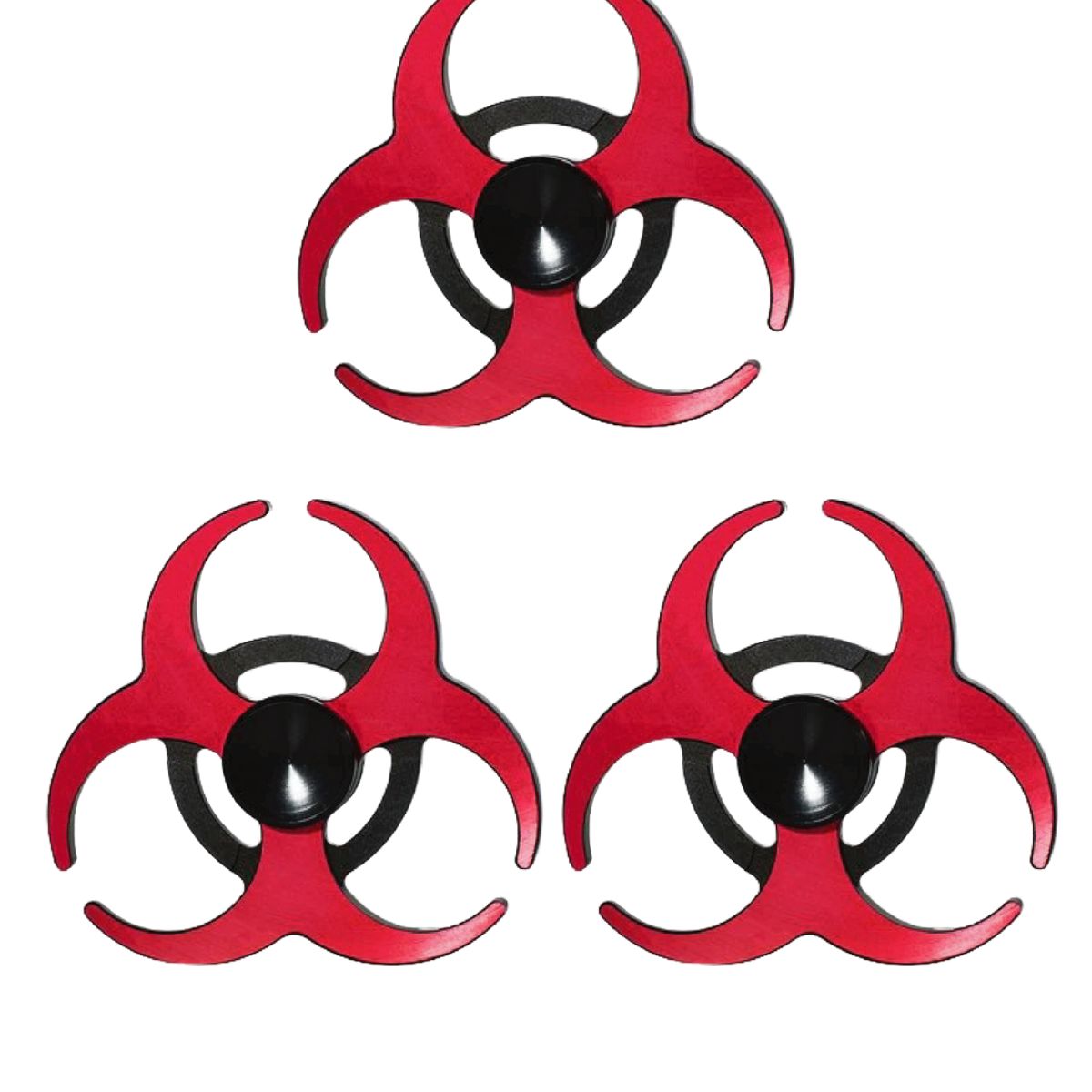 GENERICO - Spinner Ninja Star Biohazard Triple