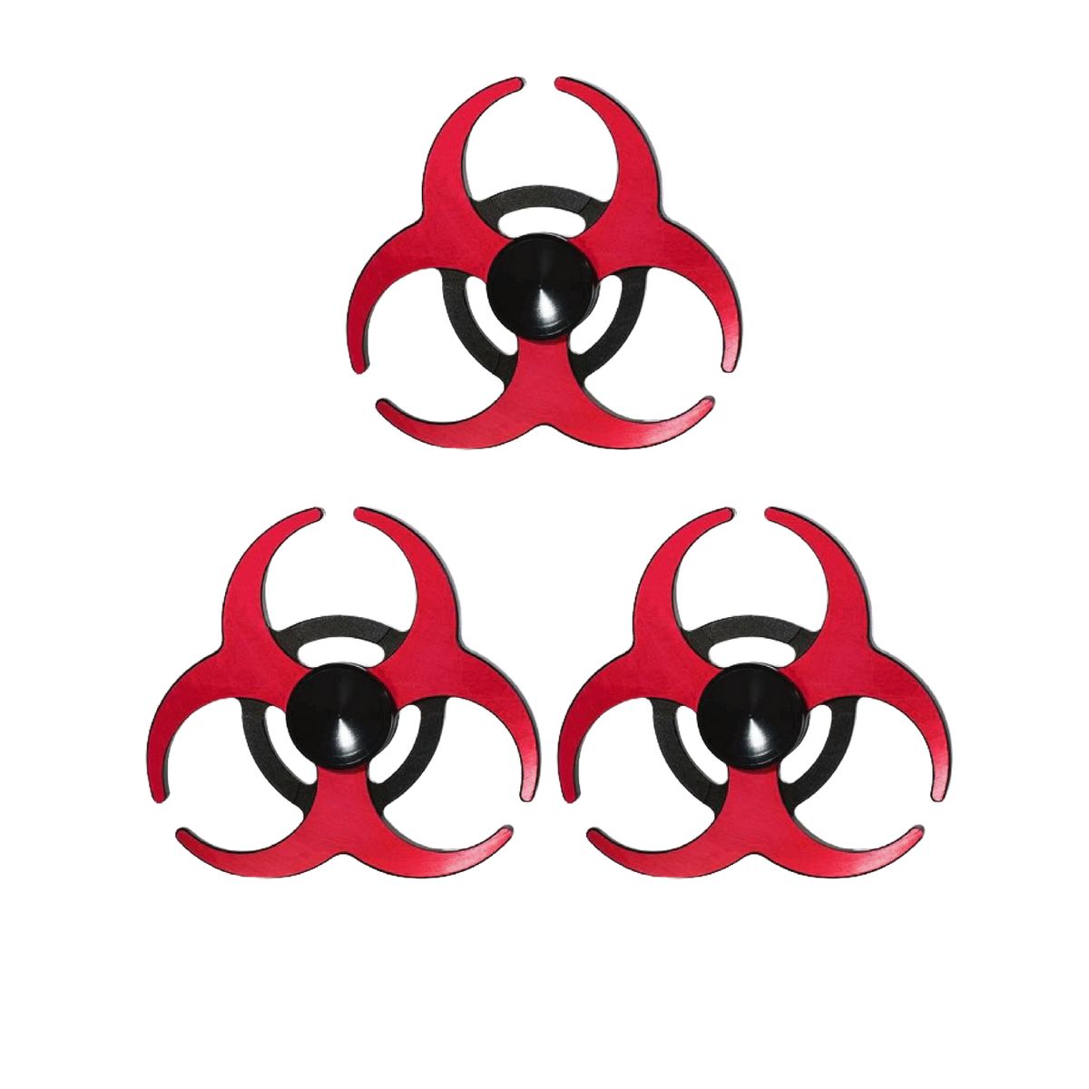 GENERICO - Spinner Ninja Star Biohazard Triple