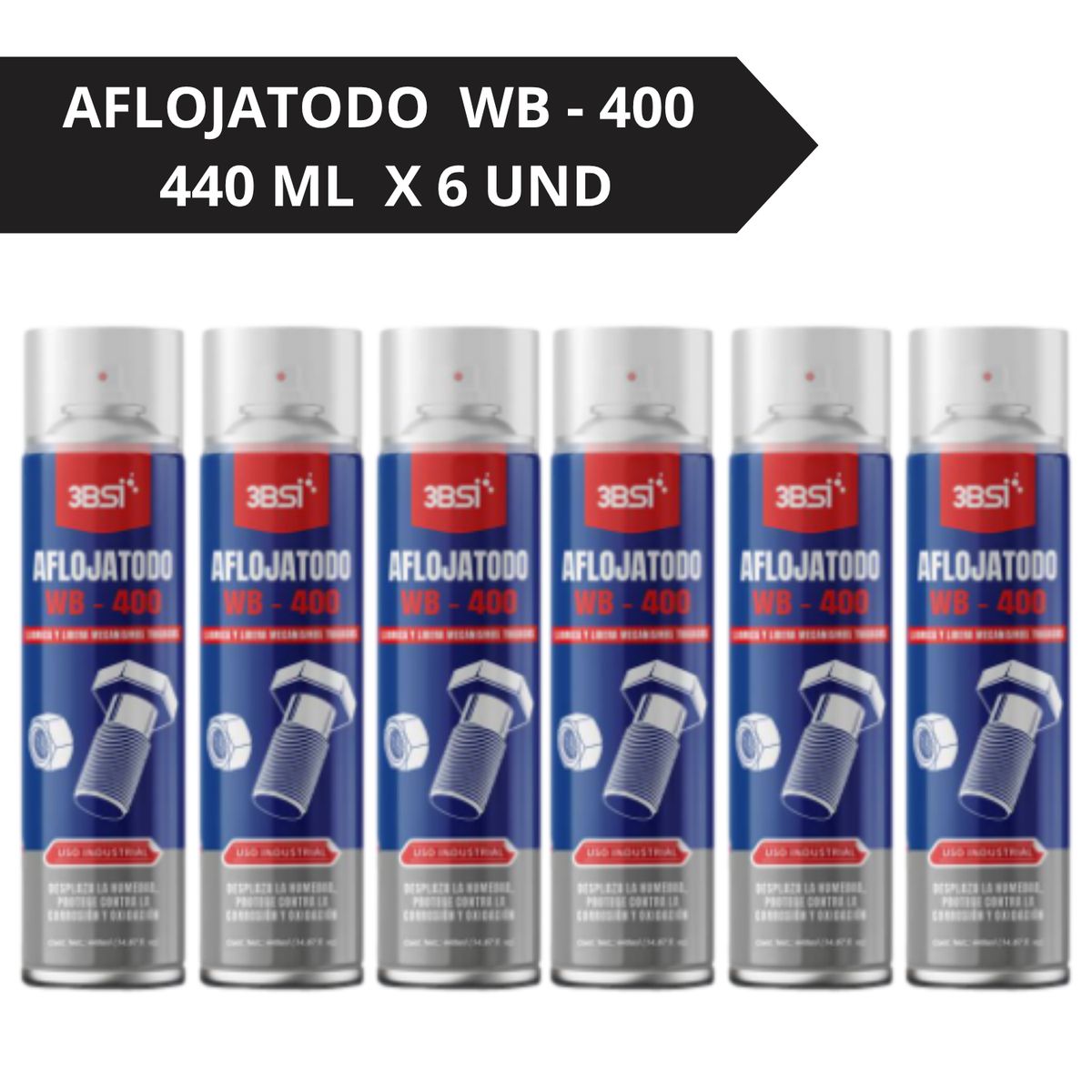 3BSI - SPRAY AFLOJATODO WB-400 DE 440 ML X6 UND