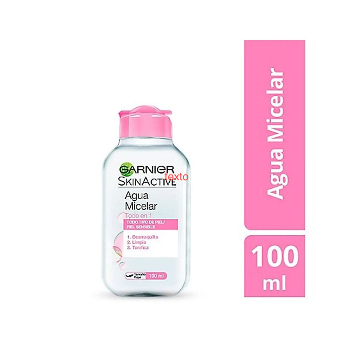 GARNIER - Agua Micelar Garnier Todo En 1 Envase 100 mL
