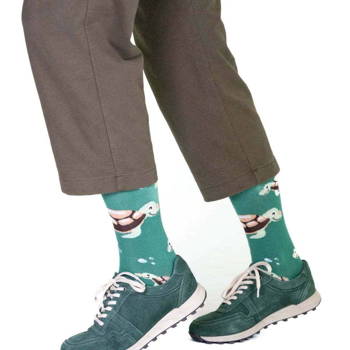 BILLY BROWN - Medias tortuga Coloridos con Diseño, Unisex, 1 Par