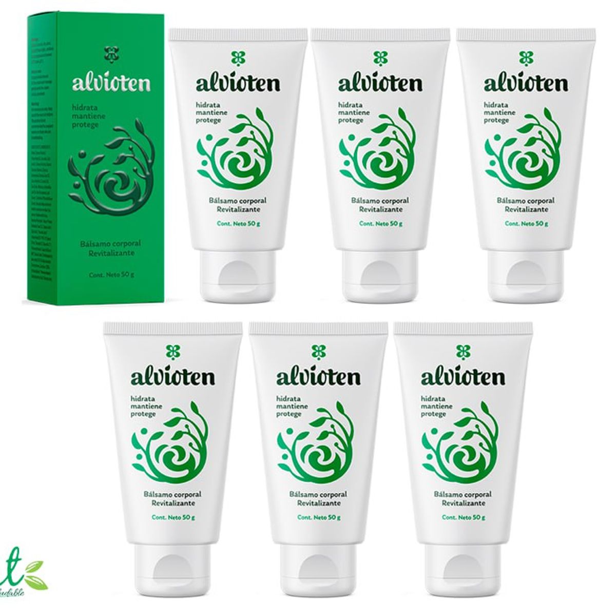 GENERICO - ALVIOTEN - pack x 6 - CREMA para Psoriasis, Dermatitis y Hongos