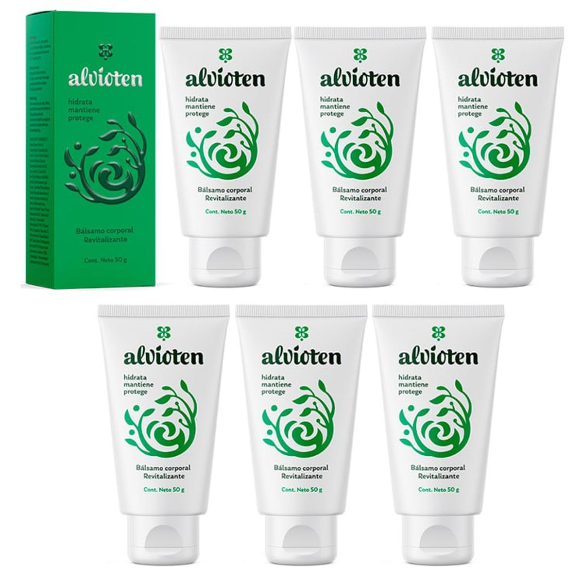 GENERICO - ALVIOTEN - pack x 6 - CREMA para Psoriasis, Dermatitis y Hongos