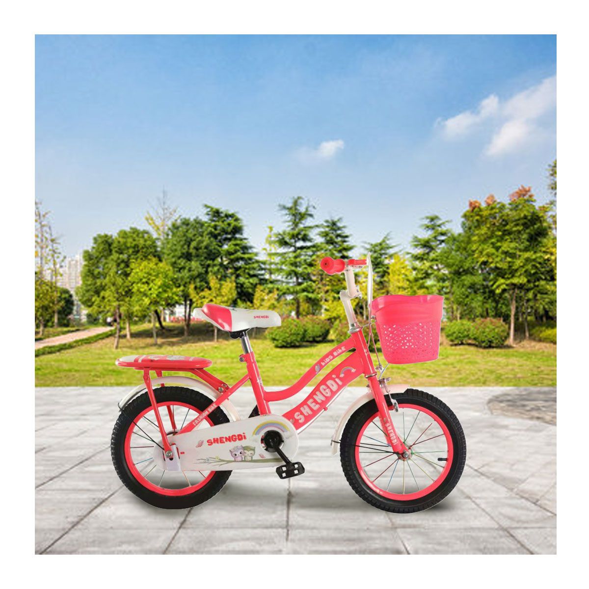 GENERICO - Bicicleta Para Niña Infantil Kids Aro 20 Fucsia ACX1
