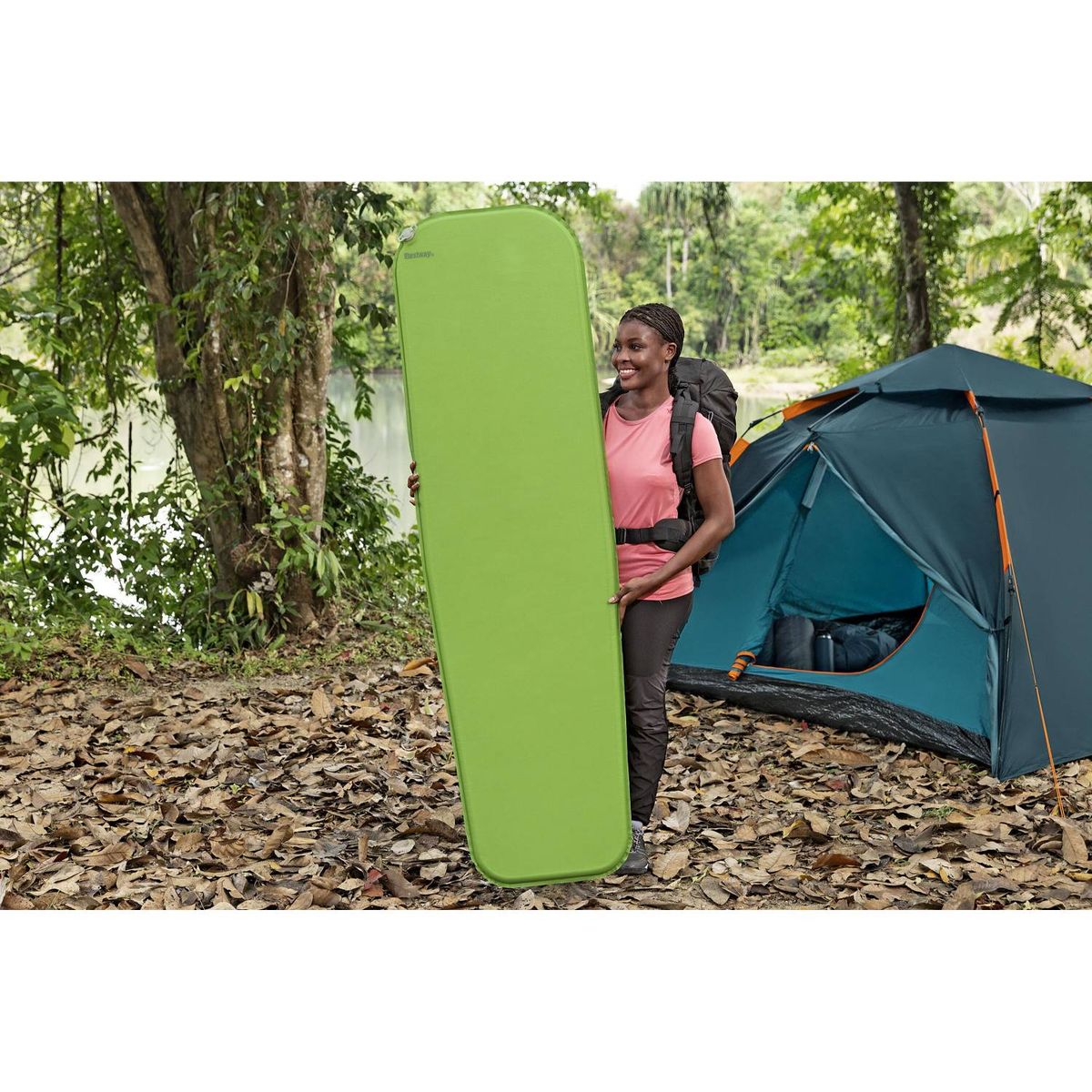 BESTWAY - Colchoneta Autoinflable Mummy TerrainLite 183x51x25cm - Bestway